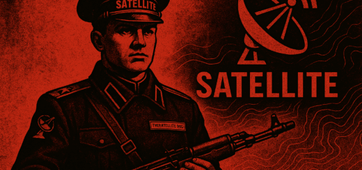 TheSatellite.org Header Image of a Satellite Soldier holding a rifle